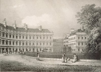 The Circus, Bath by R. Woodroffe